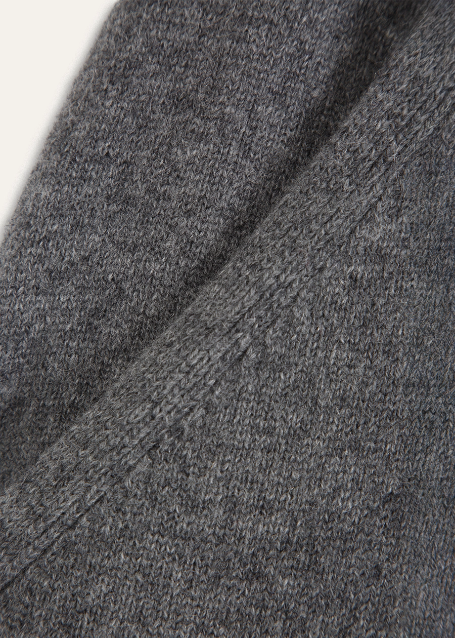 Кашемировые брюки палаццо в жемчужно-сером оттенке